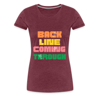 Women’s Premium T-Shirt - heather burgundy