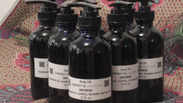 Comfrey and Lavender Infusion Body Oil 10 fl. oz