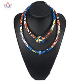 Ankara 2bl Layer Necklace