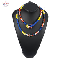 Ankara 2bl Layer Necklace