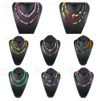 Ankara 2bl Layer Necklace