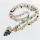 Amazonite Arrowhead Necklace