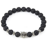 Owl Buddha Beads Bracelet - free + Shipping