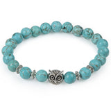 Owl Buddha Beads Bracelet - free + Shipping