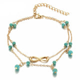 Beaded Infinity Anklet