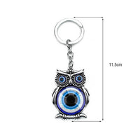 Evil Eye Owl Key Chain