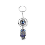 Evil Eye Owl Key Chain