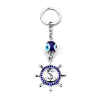 Evil Eye Owl Key Chain