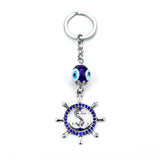Evil Eye Owl Key Chain
