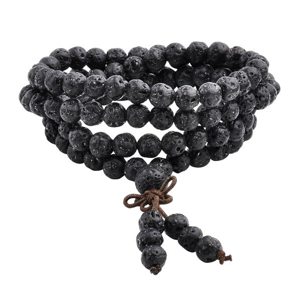 Lava Stone Mala Beads